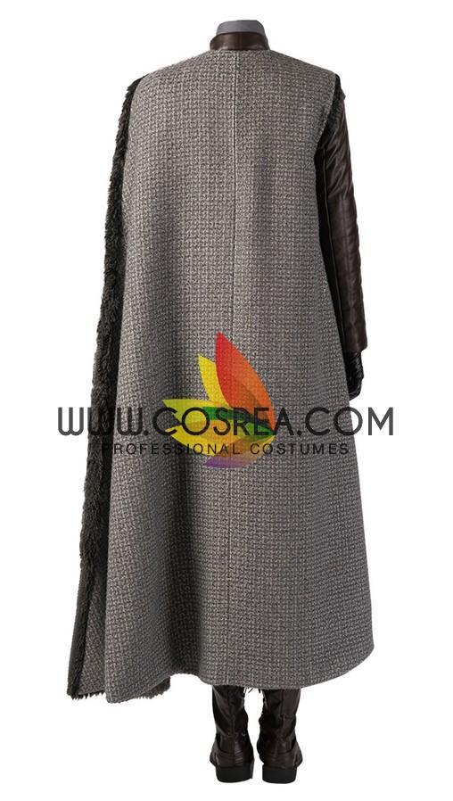 Cosrea TV Costumes Arya Stark Season 8 Game of Thrones Dark PU Leather Version Cosplay Costume