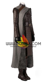 Cosrea TV Costumes Arya Stark Season 8 Game of Thrones PU Leather Cosplay Costume