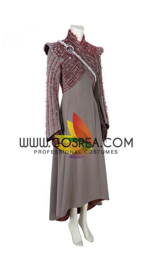Cosrea TV Costumes Daenerys Season 8 Episode 2 Cosplay Costume