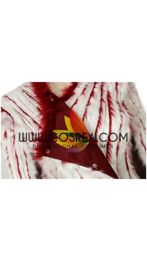 Cosrea TV Costumes Daenerys Season 8 Faux Fur Cosplay Costume