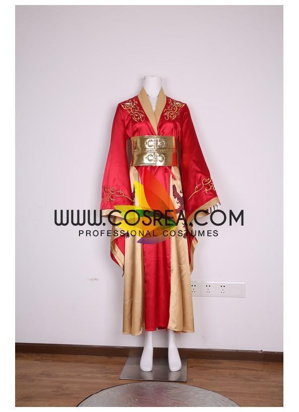 Cosrea TV Costumes Game Of Thrones Cersei Lannister Embroidered Season 2 Cosplay Costume