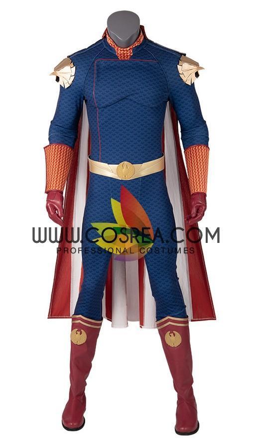 Cosrea TV Costumes Homelander The Boys Navy Blue Version Cosplay Costume