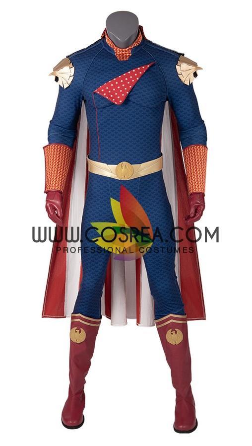 Cosrea TV Costumes Homelander The Boys Navy Blue Version Cosplay Costume