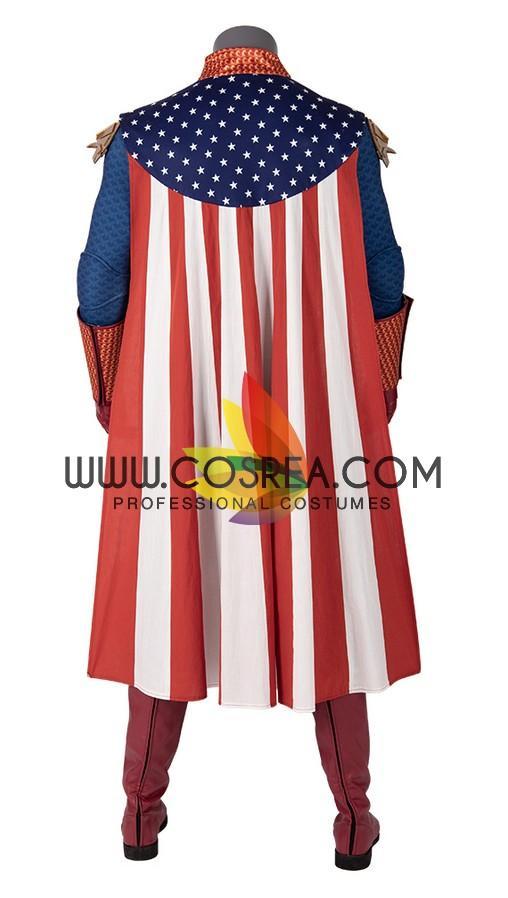 Cosrea TV Costumes Homelander The Boys Navy Blue Version Cosplay Costume