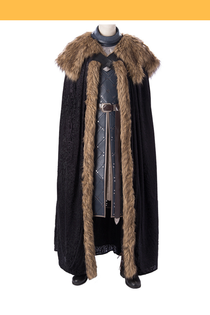 Game of Thrones Jon Snow Season Leather Cosplay Costume Without Boots
