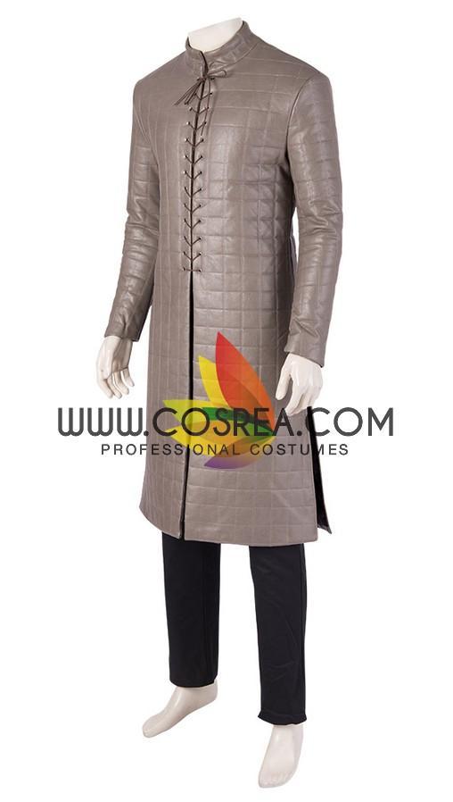Cosrea TV Costumes Jon Snow Season 8 Game of Thrones PU Leather Cosplay Costume