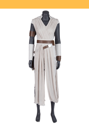 Cosrea TV Costumes Rey The Rise Of Skywalker Star Wars Beige Cosplay Costume