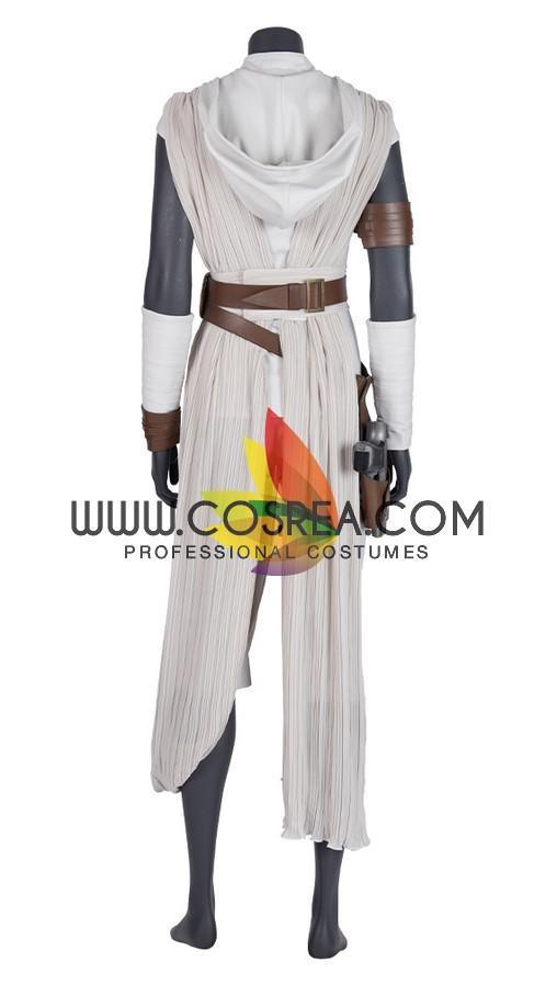 Cosrea TV Costumes Rey The Rise Of Skywalker Star Wars Beige Cosplay Costume