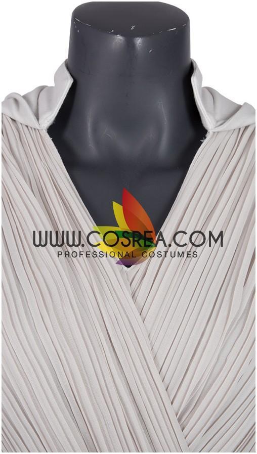 Cosrea TV Costumes Rey The Rise Of Skywalker Star Wars Beige Cosplay Costume