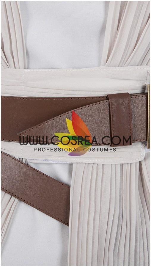 Cosrea TV Costumes Rey The Rise Of Skywalker Star Wars Beige Cosplay Costume