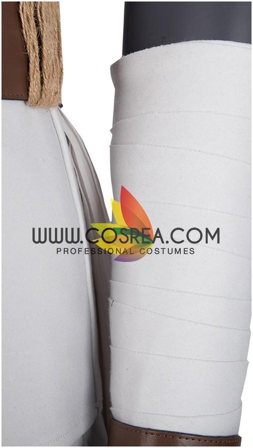 Cosrea TV Costumes Rey The Rise Of Skywalker Star Wars Beige Cosplay Costume
