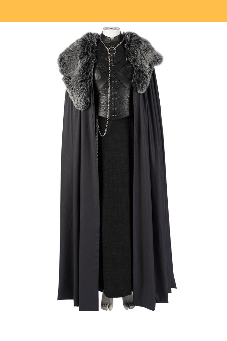 Cosrea TV Costumes Sansa Stark Season 8 Game of Thrones PU Leather Cosplay Costume