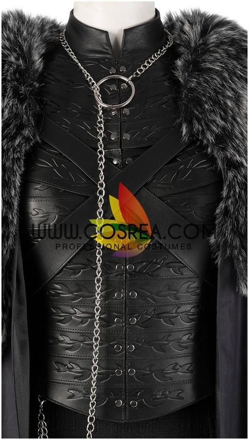 Cosrea TV Costumes Sansa Stark Season 8 Game of Thrones PU Leather Cosplay Costume