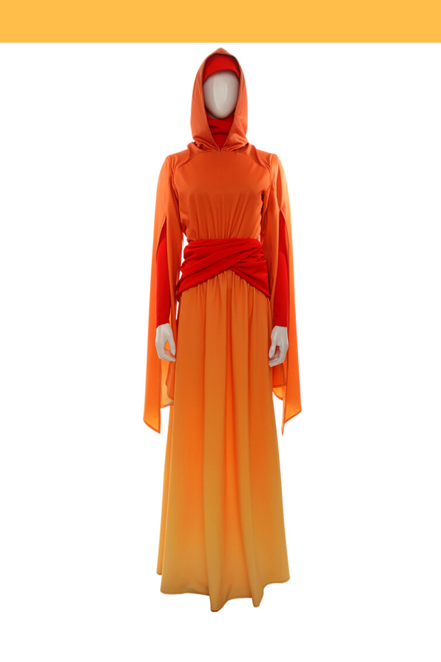 Star Wars Padme Amidala Flame Colored Robes Cosplay Costume - Cosrea ...