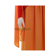 Cosrea TV Costumes Star Wars Padme Amidala Flame Colored Robes Cosplay Costume