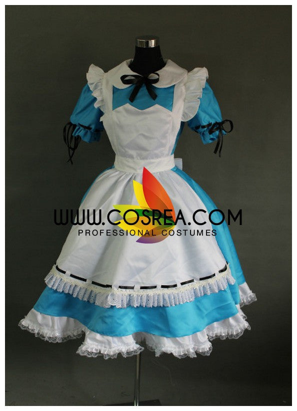 Cosrea U-Z Vocaloid Miku Alice In Musicland Cosplay Costume