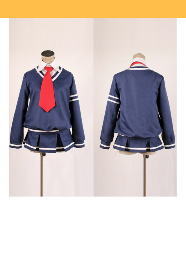 Vocaloid Miku Monochrome Blue Sky Cosplay Costume