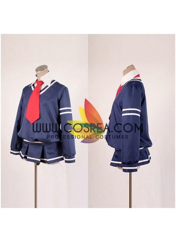 Vocaloid Miku Monochrome Blue Sky Cosplay Costume