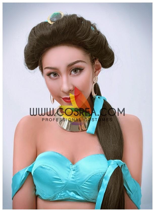 Cosrea wigs Aladdin Jasmine Braided Extra Volume Cosplay Wig
