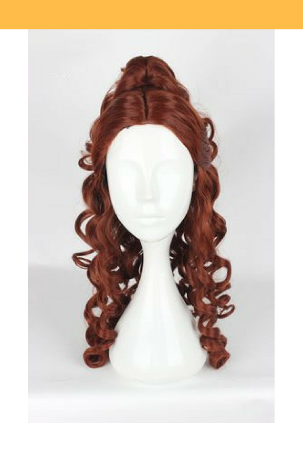 Cosrea wigs Beauty And Beast Princess Belle Curl Cosplay Wig