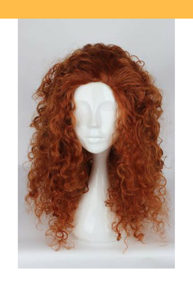 Cosrea wigs Brave Merida Dark Curl Cosplay Wig
