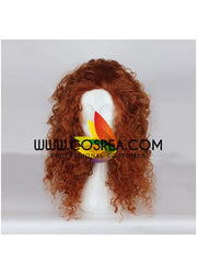 Cosrea wigs Disney Brave Merida Dark Curl Cosplay Wig