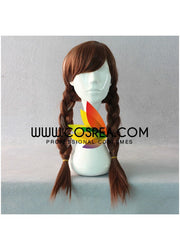 Cosrea wigs Disney Frozen Anna Winter Braided Cosplay Wig