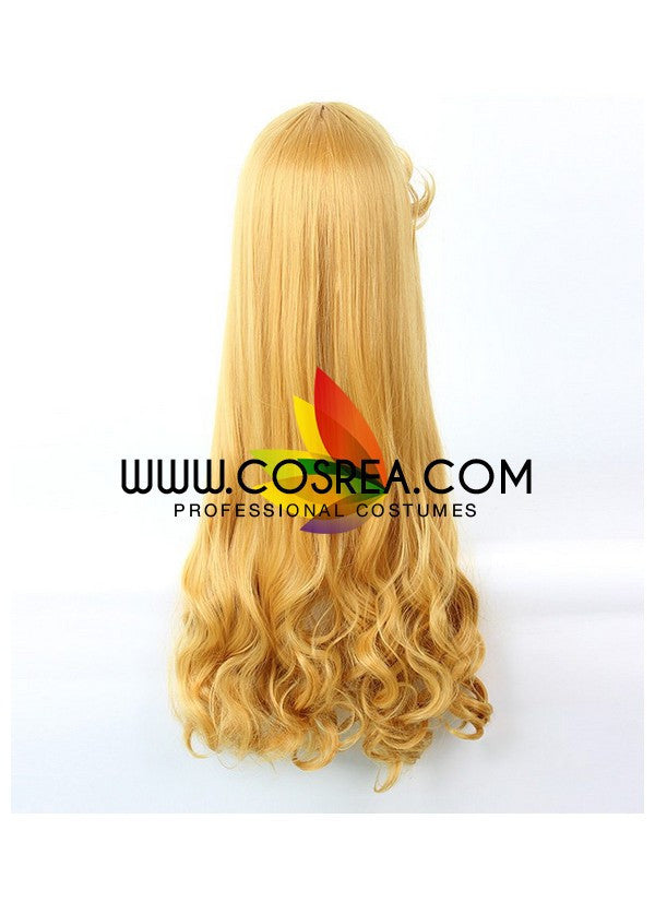 Cosrea wigs Disney Sleeping Beauty Aurora Curl Cosplay Wig