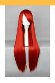 Cosrea wigs Fairy Tail Erza Scarlet Bright Red Cosplay Wig
