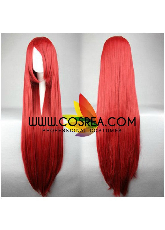 Cosrea wigs Fairy Tail Erza Scarlet Cosplay Wig