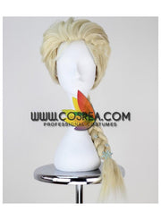 Cosrea wigs Frozen Elsa Champagne Braided Cosplay Wig