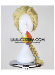 Cosrea wigs Frozen Elsa Light Blonde Braided Cosplay Wig