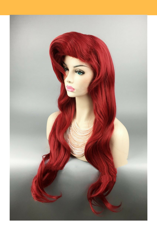 Cosrea wigs Little Mermaid Ariel Extra Volume Cosplay Wig