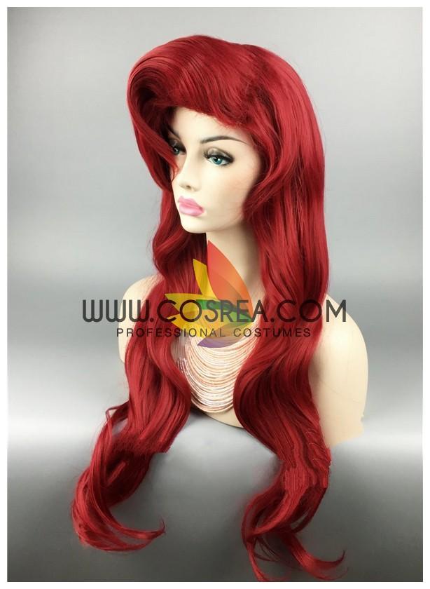 Cosrea wigs Little Mermaid Ariel Extra Volume Cosplay Wig