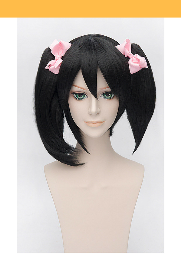Cosrea wigs Love Live Nico Yazawa Natural Black Cosplay Wig