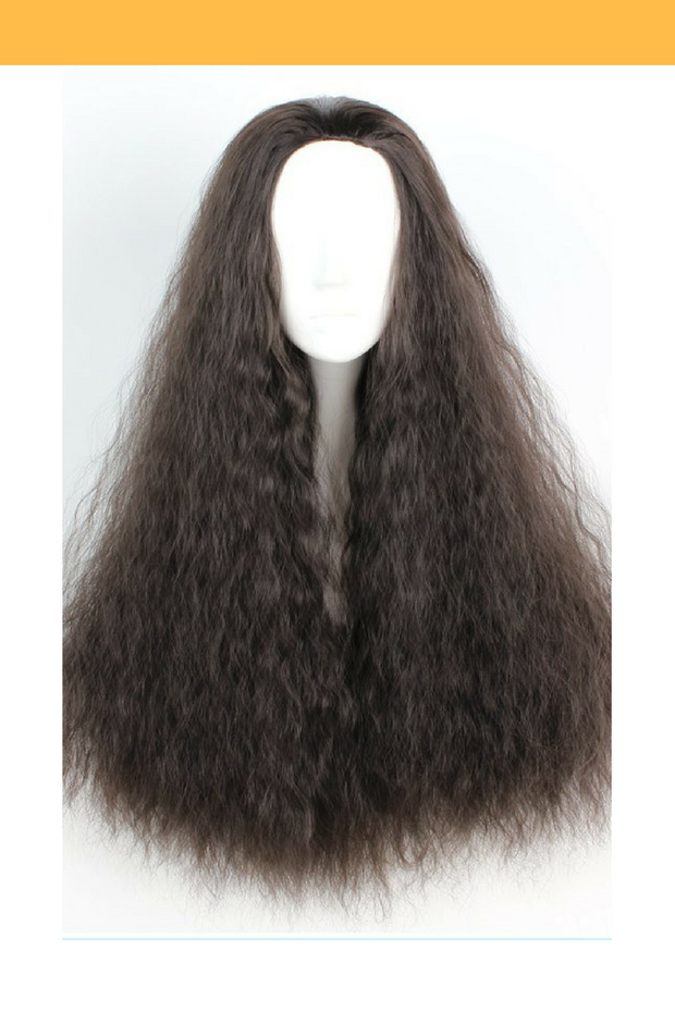 Cosrea wigs Moana Natural Black Cosplay Wig