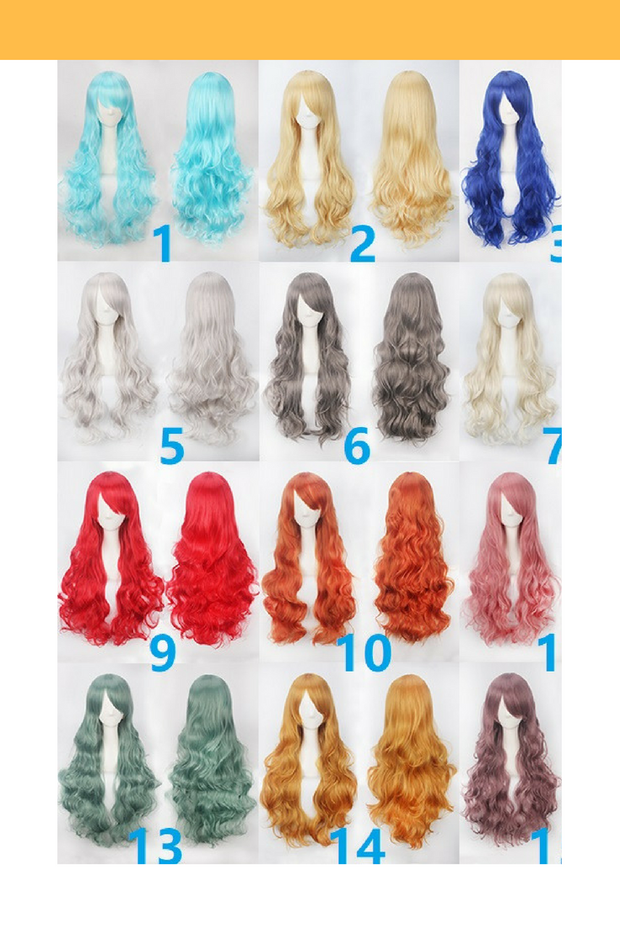 Cosrea wigs Multipurpose 80CM Large Curl Cosplay Wig