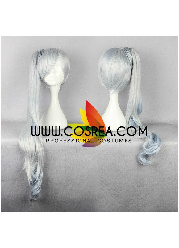 Cosrea wigs RWBY White Weiss Cosplay Wig