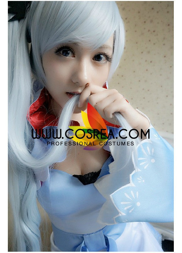 Cosrea wigs RWBY White Weiss Cosplay Wig