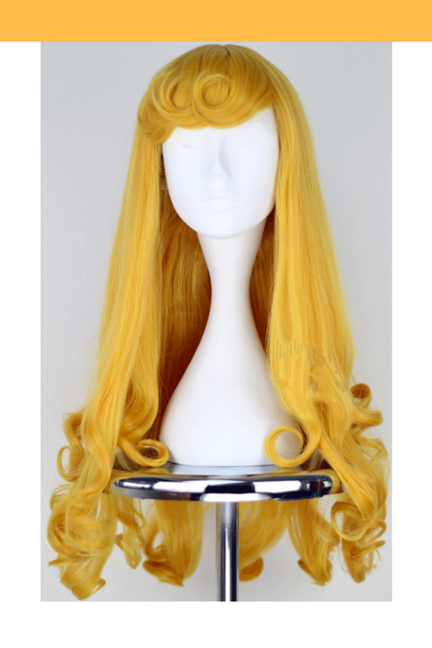 Cosrea wigs Sleeping Beauty Aurora Extended Length Curl Cosplay Wig