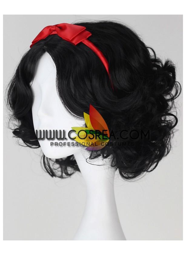 Cosrea wigs Snow White Natural Black Cosplay Wig