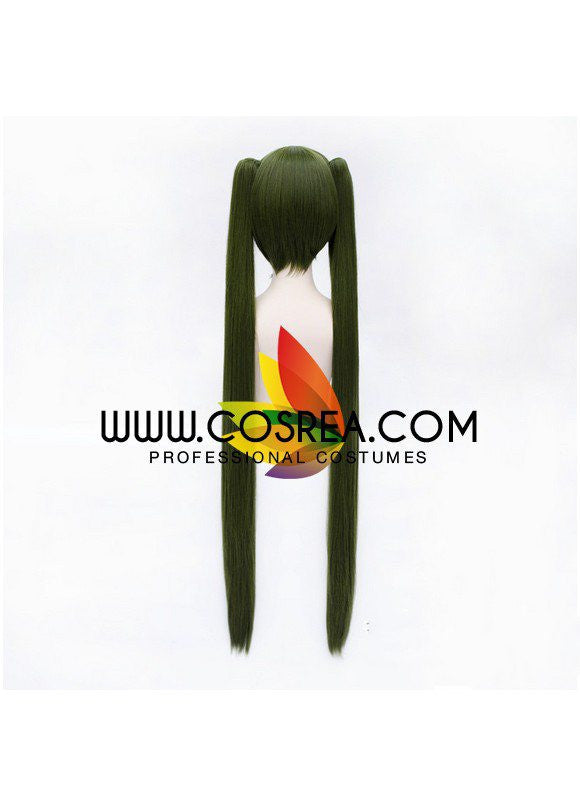 Cosrea wigs Vocaloid Miku Hatsune Olive Green Cosplay Wig