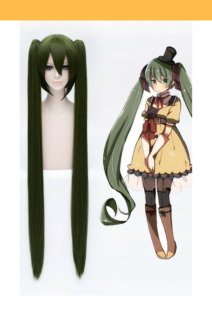 Green best sale anime wig