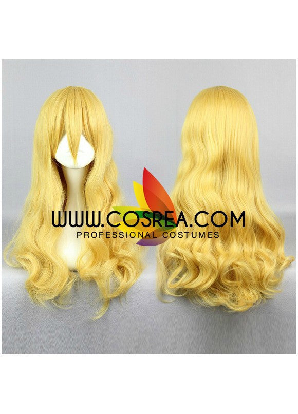 Cosrea wigs Your Lie In April Kaori Bright Yellow Cosplay Wig
